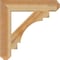 Ekena Millwork Merced Craftsman Rough Sawn Bracket, Western Red Cedar, 4"W x 22"D x 22"H BKT04X22X22MRC04RWR - alternate 4